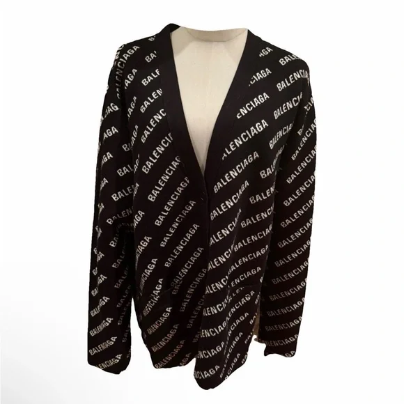 BALENCIAGA Logo Cardigan - Picture 2 of 9